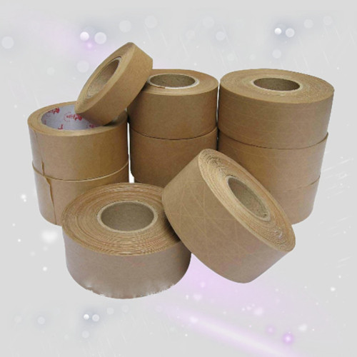 High temperature fiber force kraft tape