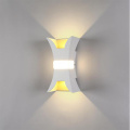 Weiße farb wasserdichte Außenwandlampe