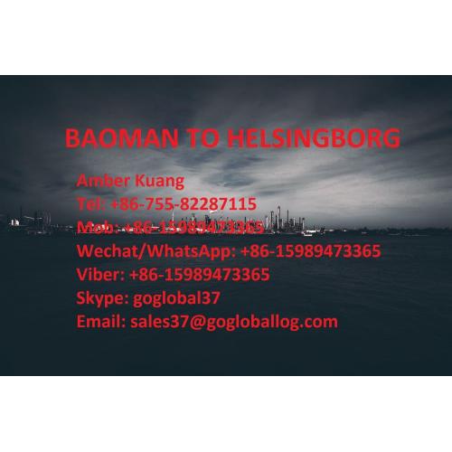 Zhanjiang Baoman Sea Freight to Sweden Helsingborg