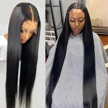 Usexy Brazilian Human Hair Lace Front Wig,Straight Virgin Hair Lace Wig For Black Women,Pre Pluck Lace Wig With Baby Hair