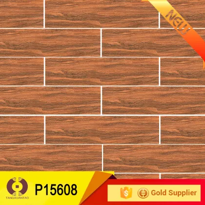 600x150mm Wood look kajaria floor tiles for Home interior floor (P15602)