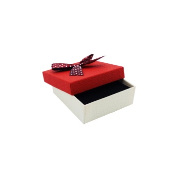 Exquisite paper gift box with ribbon