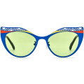Skeletonized Round Titanium Sunglasses