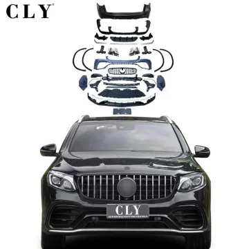2016+ Benz GLC X253 Front and Rear Car Bumpers and Grille Upgrades
