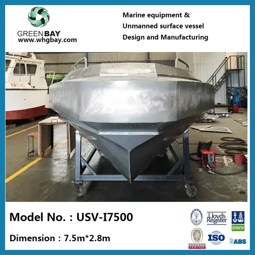 Repairable Rugged Aluminum Hull Autopilot Surface Vessel Manned