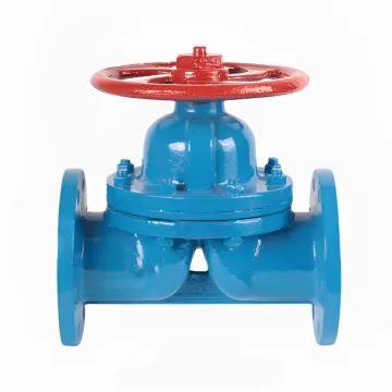 DN100 Cast Steel Lined PTFE Diaphragm Valve
