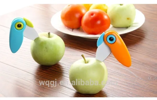 Hot Selling Bird Pocket Knife Folding Ceramic Knife Parrot Animal Bird Mini Knife