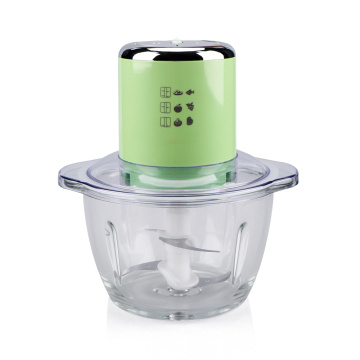 Appareil domestique de haute qualité 2 vitreux Matériau Mélangeur alimentaire Vegetable Food Chopper Blender