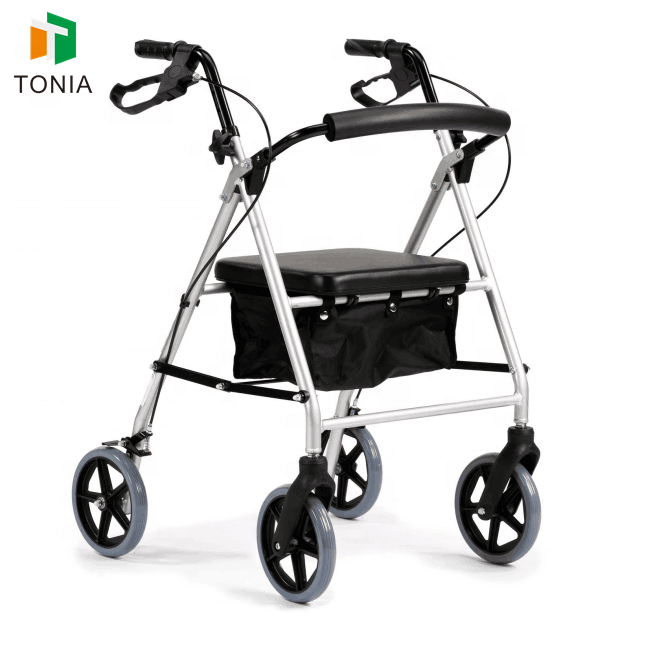 TONIA Aluminum Forearm Walker with Wheels for elderly