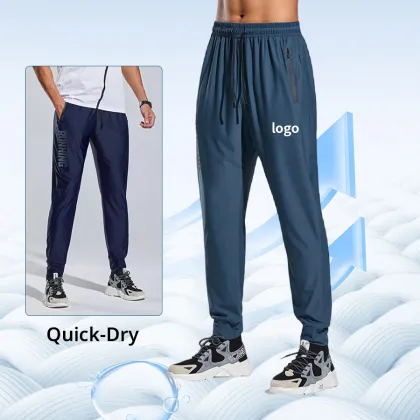 Mens Stretch Quick Drying Running Trousers