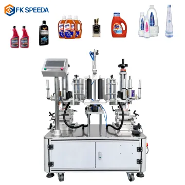 FK909 Glass Jar Bottle Flat Bottle Semi-Automatic Oval Labeling Machine: Precision Packaging Solution