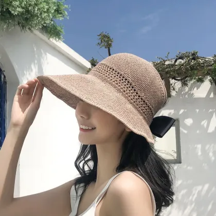 Korean Style Summer Sun Hat - Fashionable & Versatile Sunshade for Outdoors & Fishing