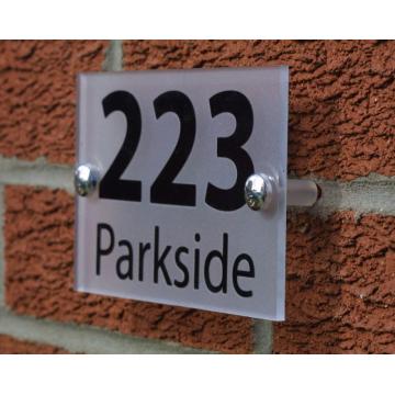 Custom Condominium Door Sign Number Sign for Door