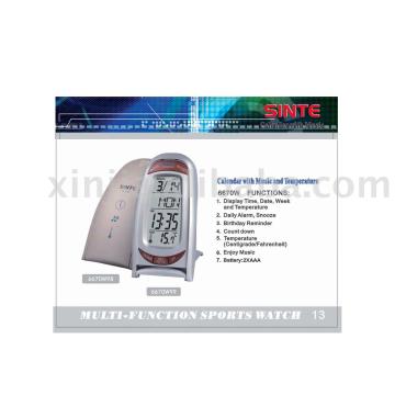 multi-function clock 6670W