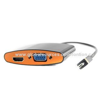 HDMI A M to VGA F + Audio + Power Adapter Cable, Each Monitor with Local USB Devices