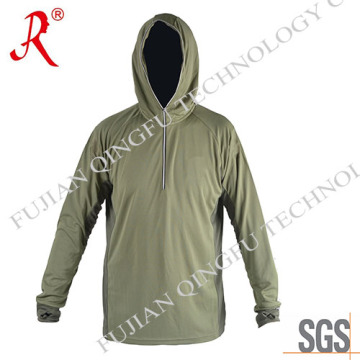 Spring & Summer Men's Bamboo Fiber Sun Protective Fishing Clothing (QF-962)