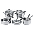 12 Pieces Cookware Set with Steamer