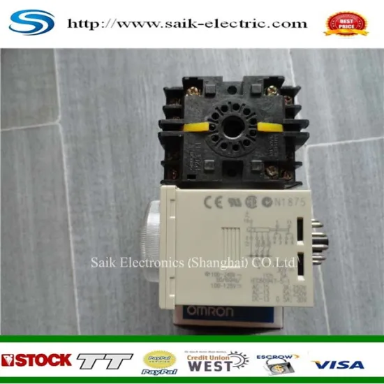 Omron Timer H3CR-A 100 to 125VAC 100 to 240VAC 0.05 to 300h