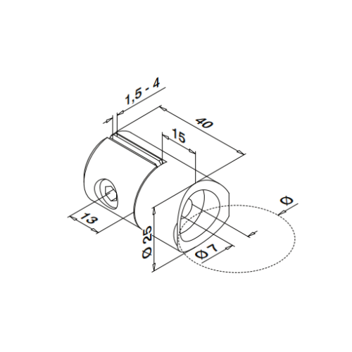 Soportes de acero inoxidable 304