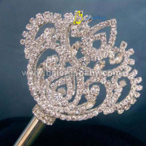 pageant scepter silver plated SC-07