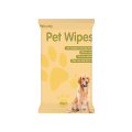 100% Natural antibacterial cleansing deodorant pet wipes