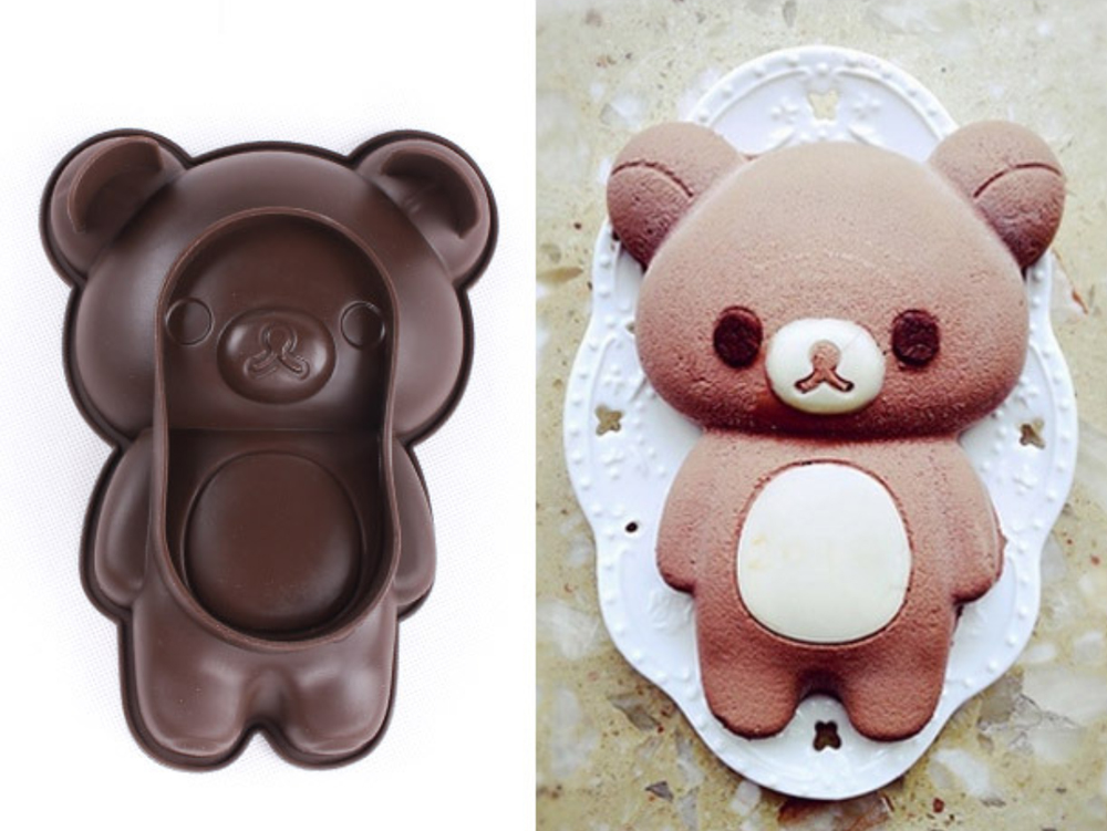 Brown Bear Silicone Cake Mold (1)