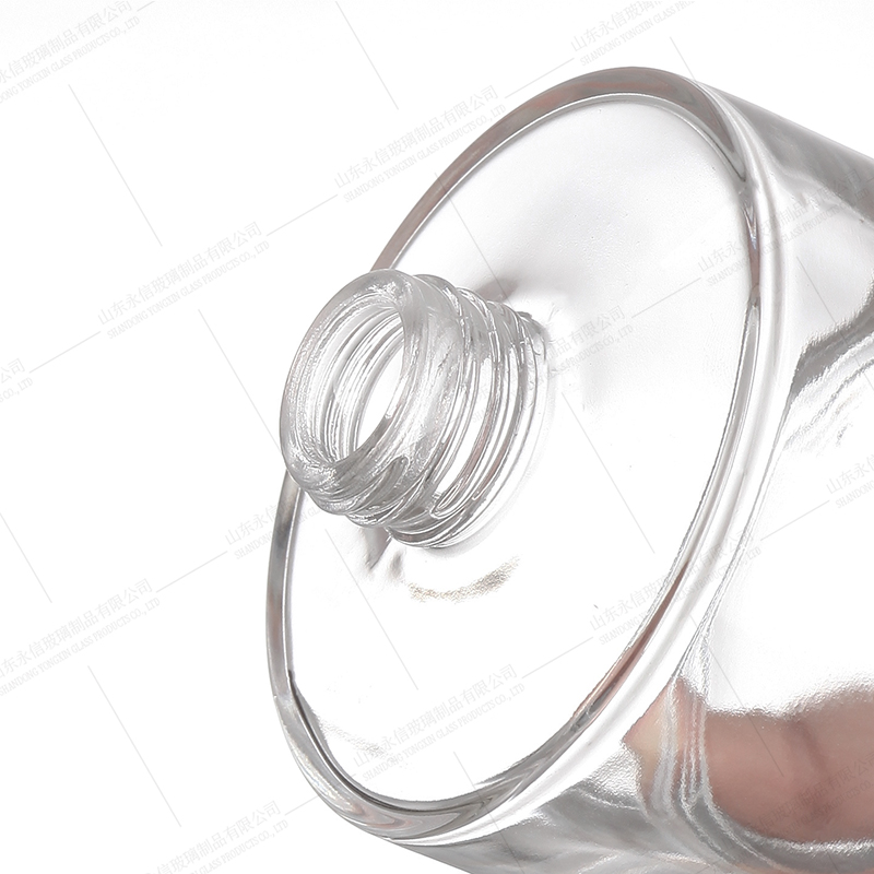 Personalized fragrance diffuser glass bottle round