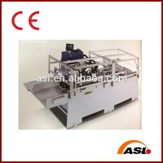 Hand bag bottom pasting machine