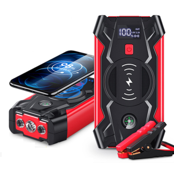 Tragbarer Automobil -Starter und drahtlose Power Bank für den Außengebrauch im Freien