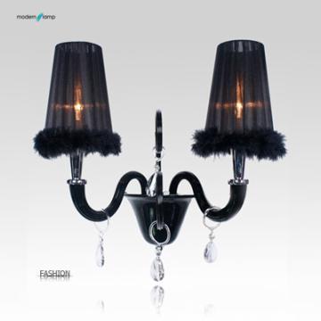 Black wall lamp