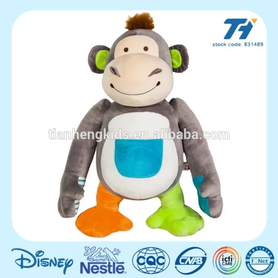 Custom gorilla toy animal type children dolls stuffed plush toy