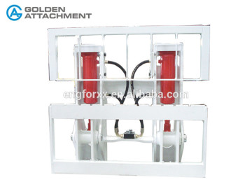 Hinged Fork for Forklift Attachment