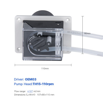 Peristaltic Pump for Fermentation Tank - 0-167ml Sampling and Reagent Addition