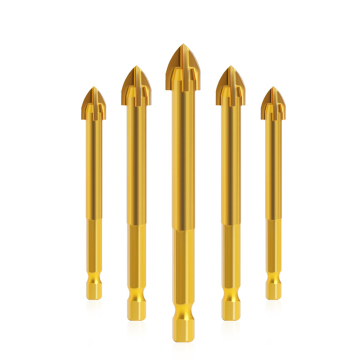 Carbid Speced Hex Shank Glass Fliesen Bohrer: Größen 3/4 "," 5 "," 6 "," 8 "," 10 "," 12mm - ideal zum Bohren von Glas, Keramik und Porzellanfliesen