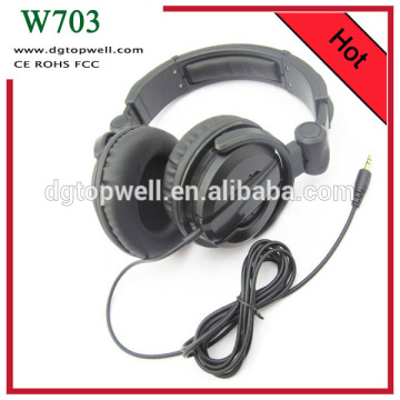 Custom logo imprinted stereo DJ headphone supplier