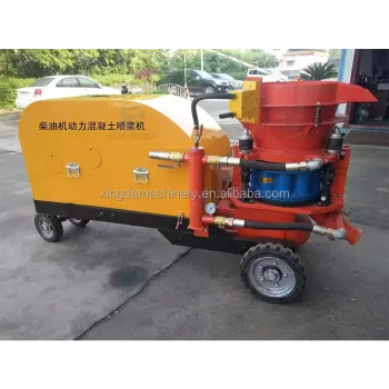New Refractory Gunning Machine for Concrete Spraying and Structural Repair