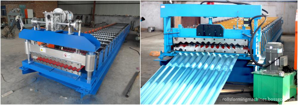 steel double layer machine