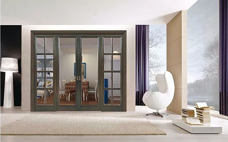 Exterior Entry Solid Sliding Wood Door