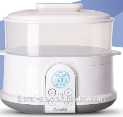 Baby complementary food cooker and steam milk bottle sterilizer