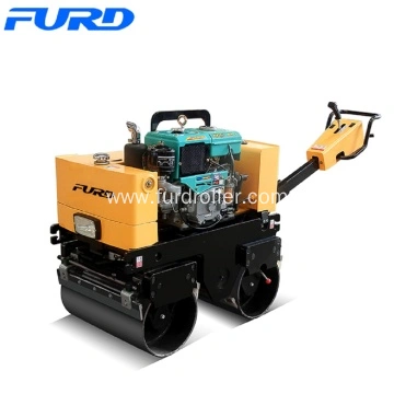 Walk Behind Double Drum Roller Manual Roller Compactor Walk Behind