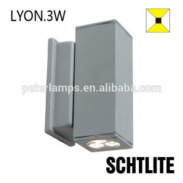 Hot Sell 2x3W IP44 led wall light up and down beam supplier