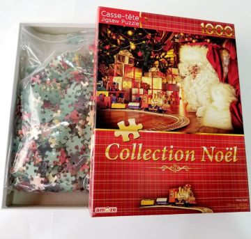 Customize 1500pcs high quality logo paper puzzle games