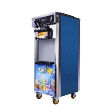 Thailand Street Hotsale Guangzhou Supplier Commercial 3 Flavors Serve 3 in 1 Domestic Street Ice Cream Machine Fresh for Sale