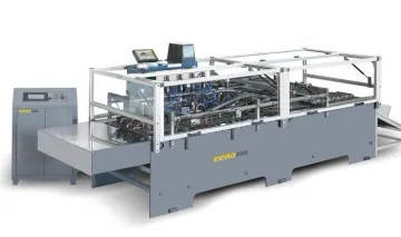 Kl-50b Handbag Bottom Pasting Machinery Paper Bag Making Machine