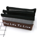 Unisex one life to live mesh pencil case