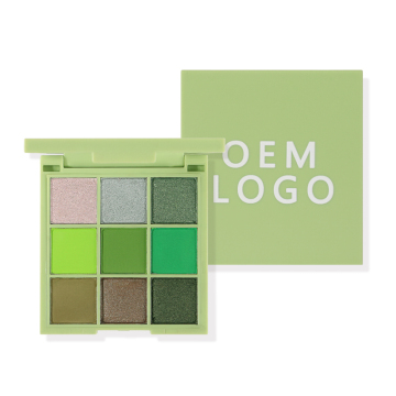 Customizable 9 Color Eye Shadow Palette for Beauty Brands: Vegan, Custom Logo, and OEM/ODM Options Available