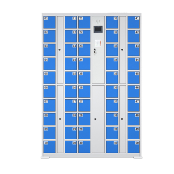 Locker de almacenamiento inteligente para teléfonos móviles y entrega de paquetes: sistema QR y gabinete de acero