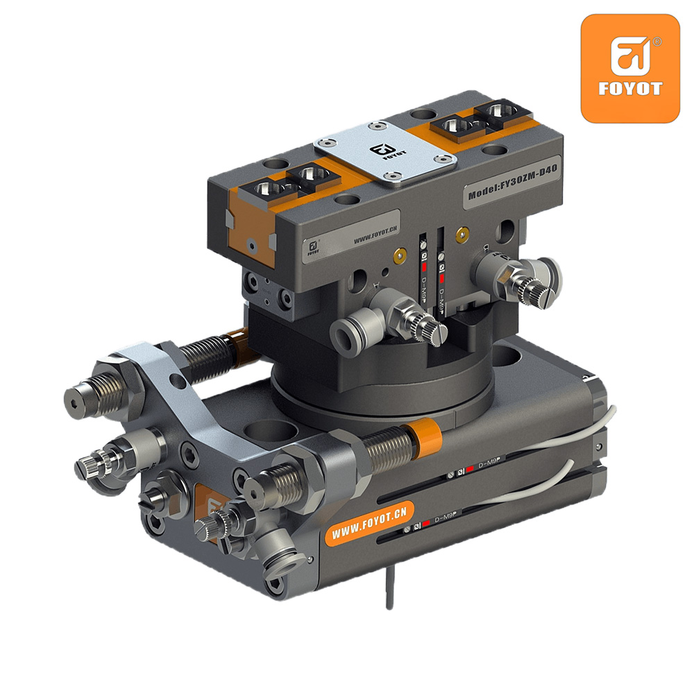 Регулируемый пневматический поворотный блок для сборки