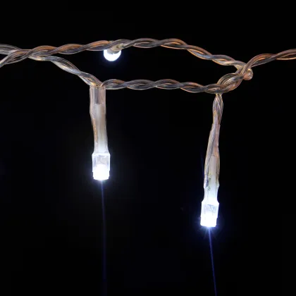 Christmas RGB LED Falling Snow Icicle String Lights