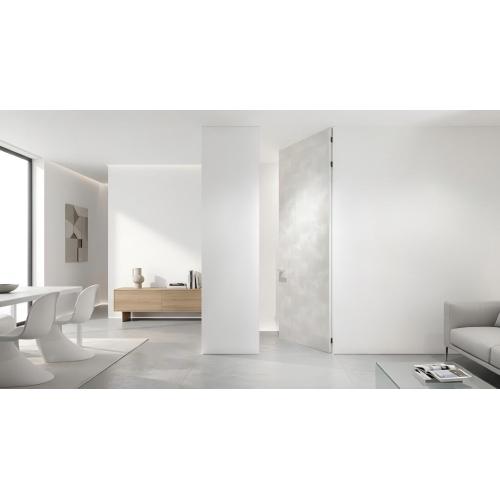 Interior sem costura com porta articulada texturizada artística